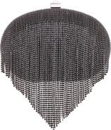 Nina Crystal Chain Draped Minaudier