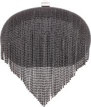 Nina Crystal Chain Draped Minaudier