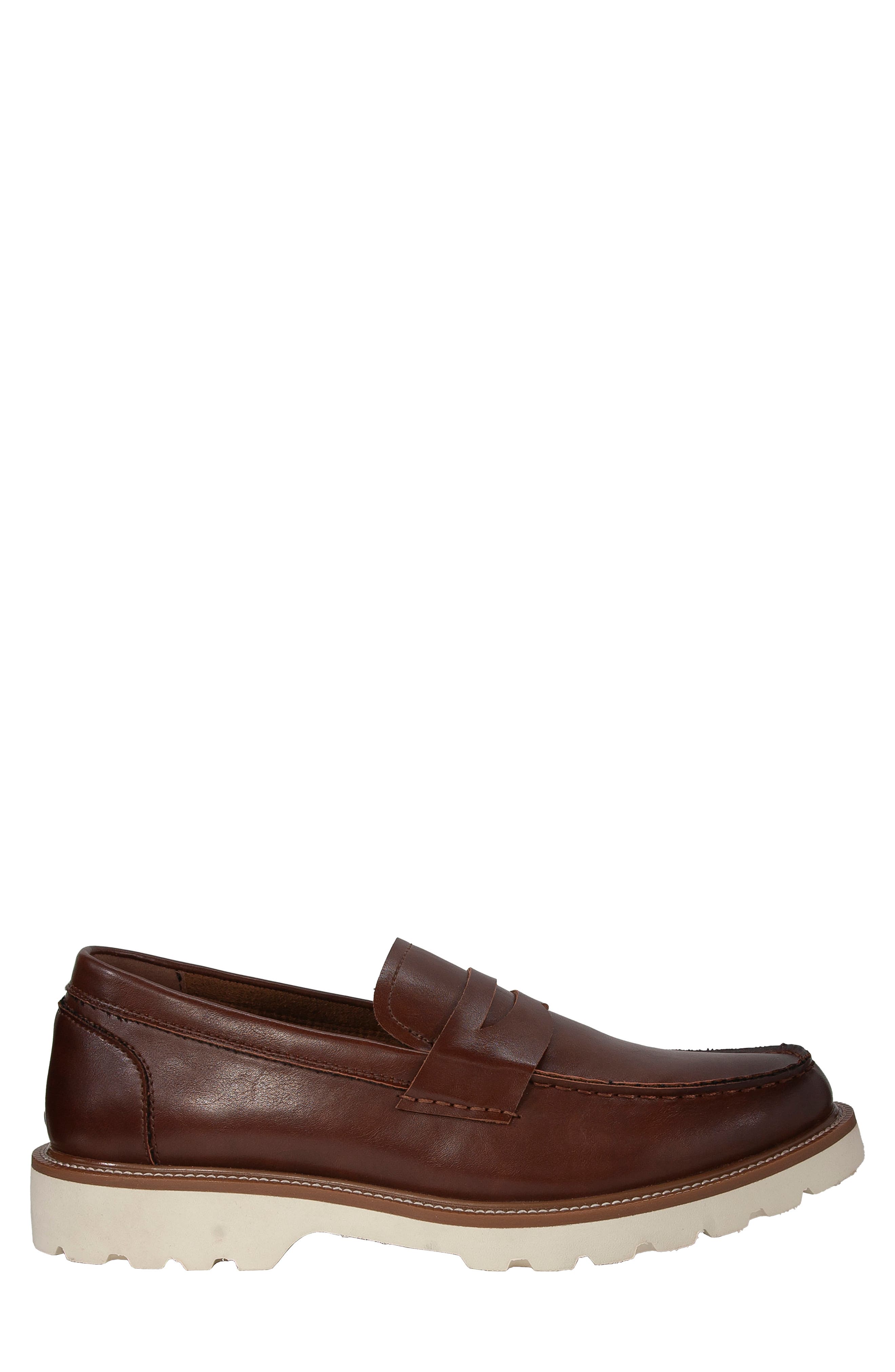 Deer Stags Infinity SUPRO Penny Loafer, Alternate, color, Brown