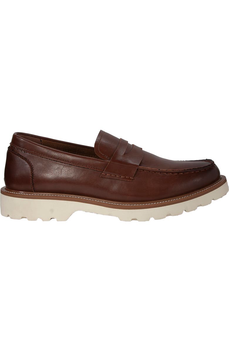 Deer Stags Infinity SUPRO Penny Loafer, Alternate, color, Brown