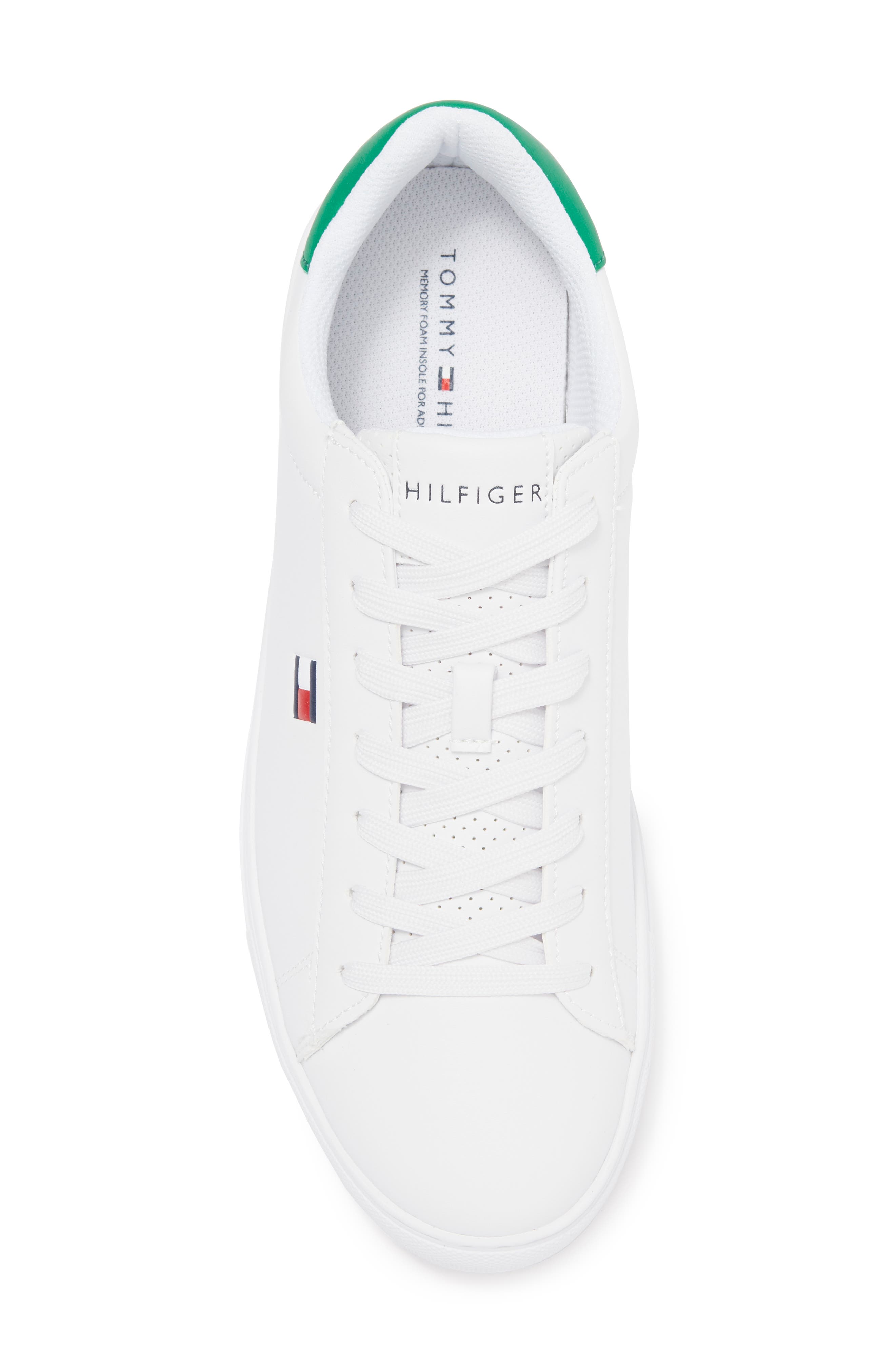 Brecon Signature Sneaker, Alternate, color, WHITE