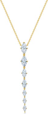 Crislu Oppulent Drops Y-Necklace