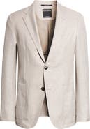ZEGNA Natural Wool, Linen & Silk Sport Coat