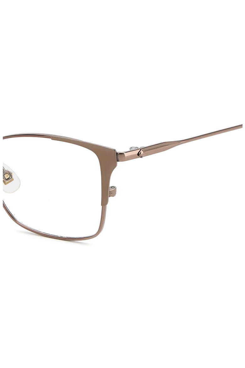arla 52mm rectangular optical glasses, Alternate, color, BROWN
