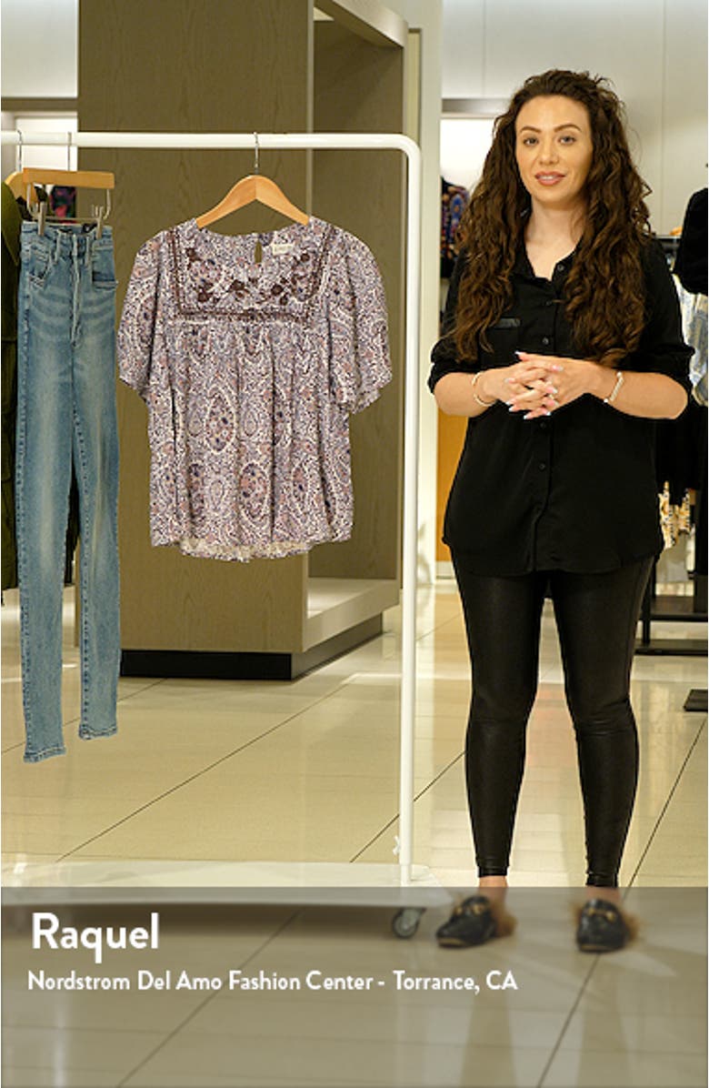 Floral Embroidered Top, sales video thumbnail