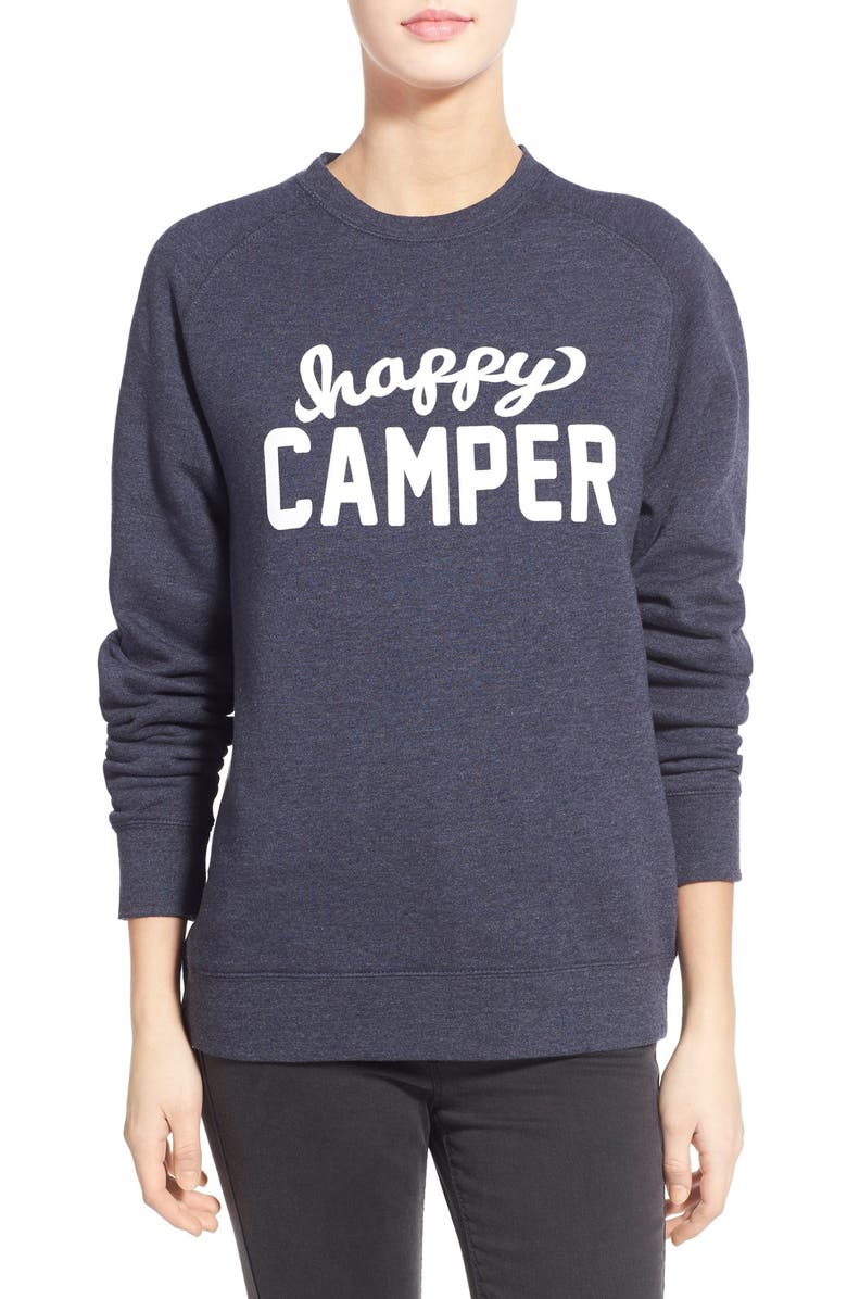Sub_Urban Riot 'Happy Camper' Graphic Sweatshirt, Main, color, 