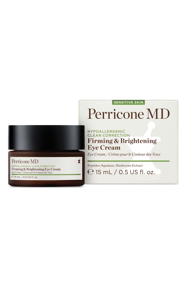 Perricone MD Hypoallergenic Clean Correction Firming & Brightening Eye Cream, Alternate, color, 