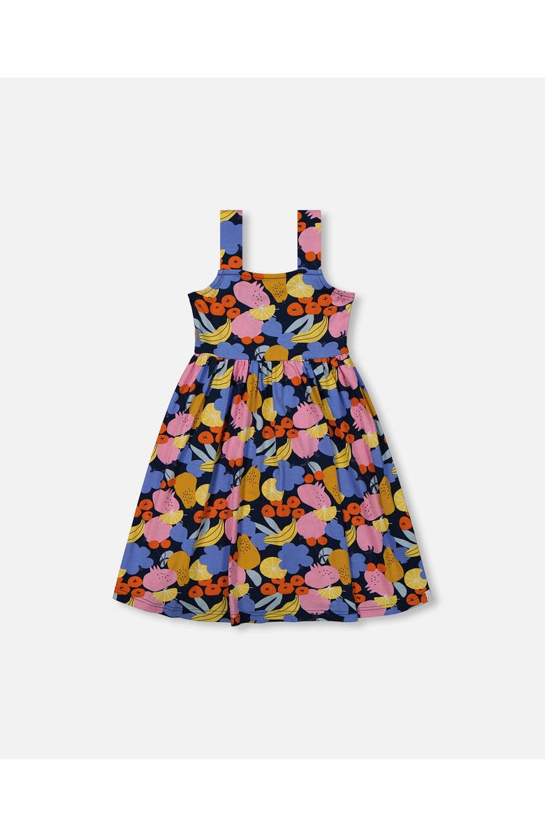 Deux par Deux Little Girl's Printed Sleeveless Dress Multicolored, Main, color,