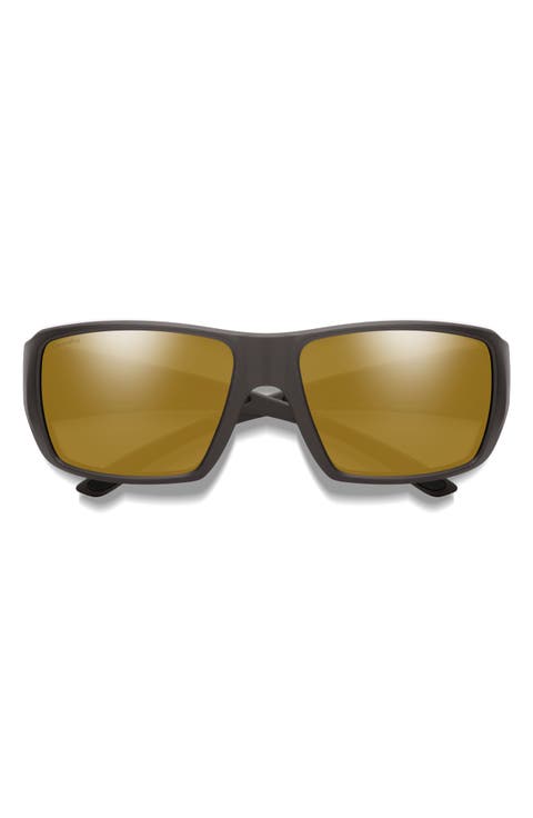 Guides Choice 63mm ChromaPop™ Polarized Oversize Square Sunglasses