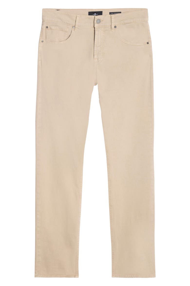 Comfort Sateen The Straight Leg Jeans, Alternate, color, BISCUIT