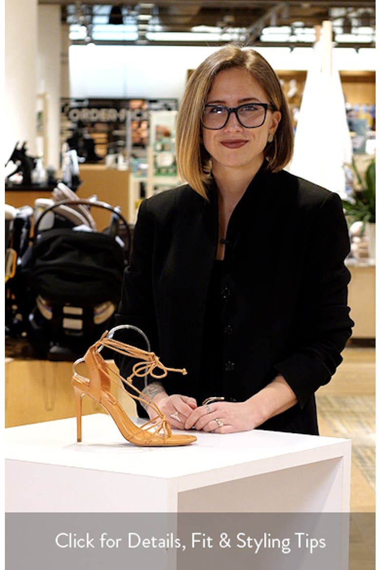 Demetria Ankle Strap Stiletto Sandal video