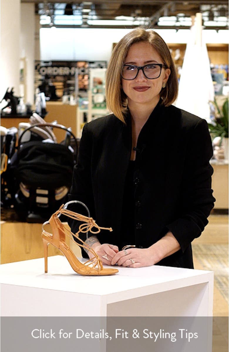 Demetria Ankle Strap Stiletto Sandal, sales video thumbnail