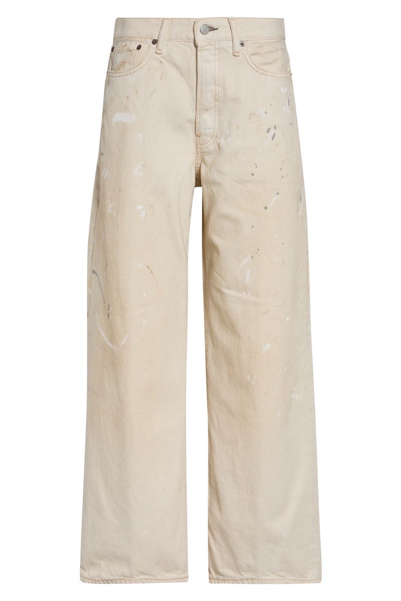 1981 Cotton Wide Leg Jeans, Main, color, WHITE