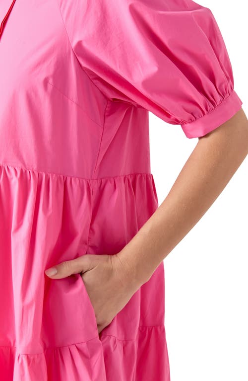 ENGLISH FACTORY ENGLISH FACTORY PUFF SLEEVE DRESS