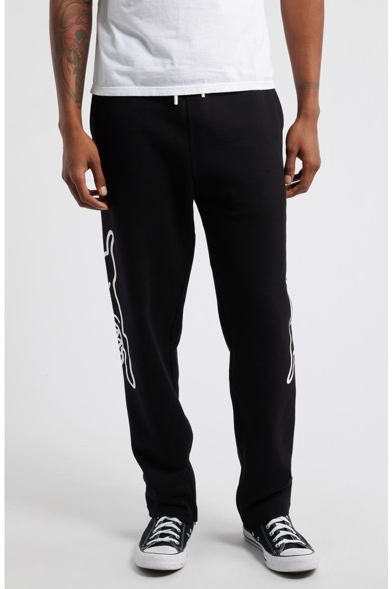 Contender Cotton French Terry Sweatpants, Main, color, BLACK