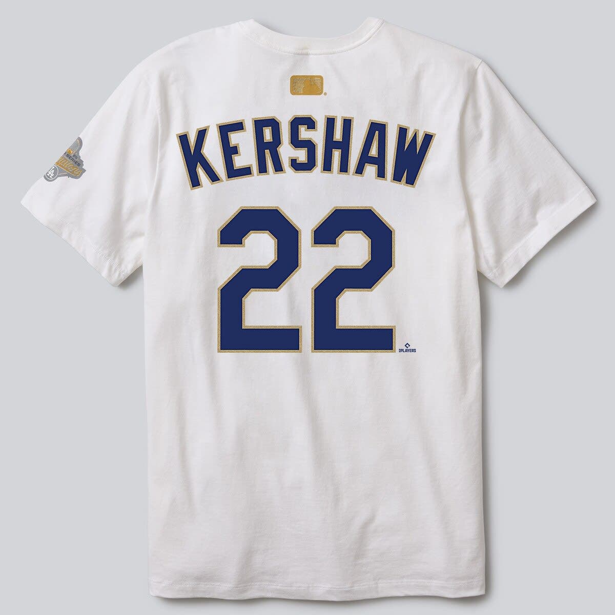 Men's Nike Clayton Kershaw White Los Angeles Dodgers 2026 Gold
