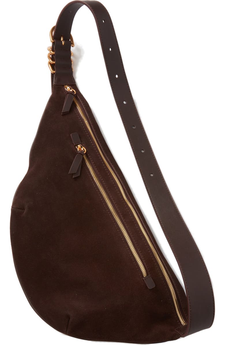 rag & bone Brooklyn Suede Sling Bag, Alternate, color,