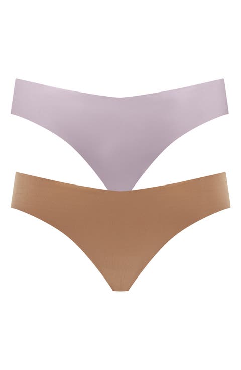 Assorted 2-Pack Zero Edge™ Invisible Thongs