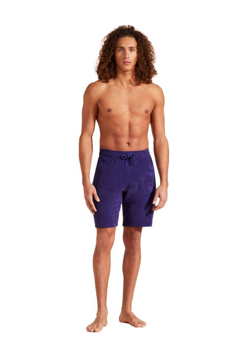 Men's Solid Organic Terry Bermuda Shorts