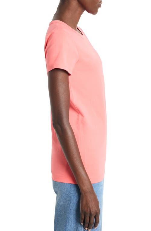 Nic + Zoe Nic+zoe Perfect Knit Crewneck T-shirt In Guava