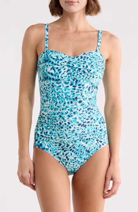 Flora Bandeau One-Piece Swimsuit