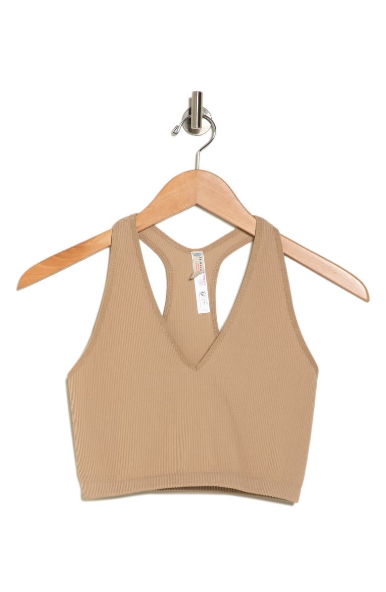 Free People FP Movement Free Throw Crop Tank, Main, color, Taupe