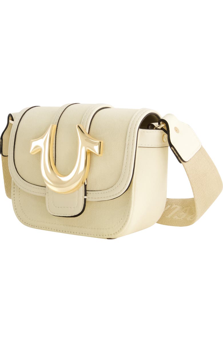 True Religion Mini Flap Crossbody Bag with Iconic U-Logo, Alternate, color,