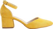 Forever & Always Shoes Marcelle Low Block Heel Pumps