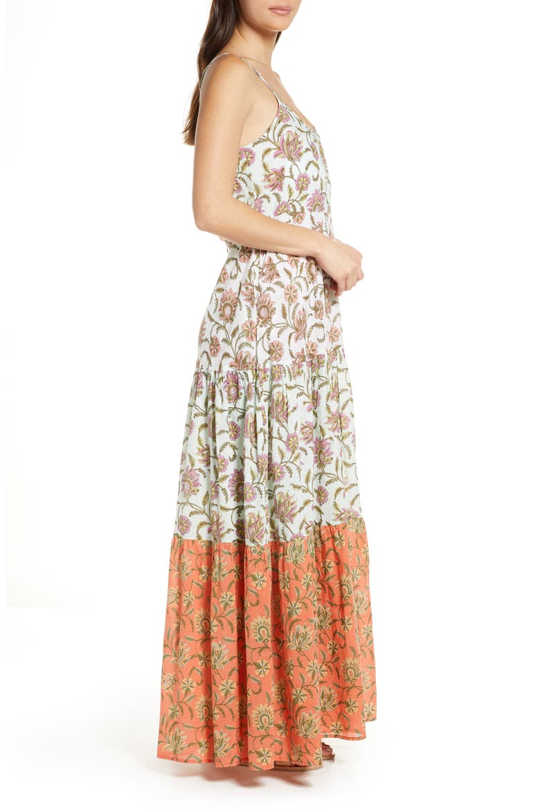 Dakota Maxi Cover-Up Dress, Alternate, color, ORANGE