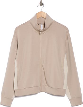 Whisper Stripe Scuba Knit Track Jacket