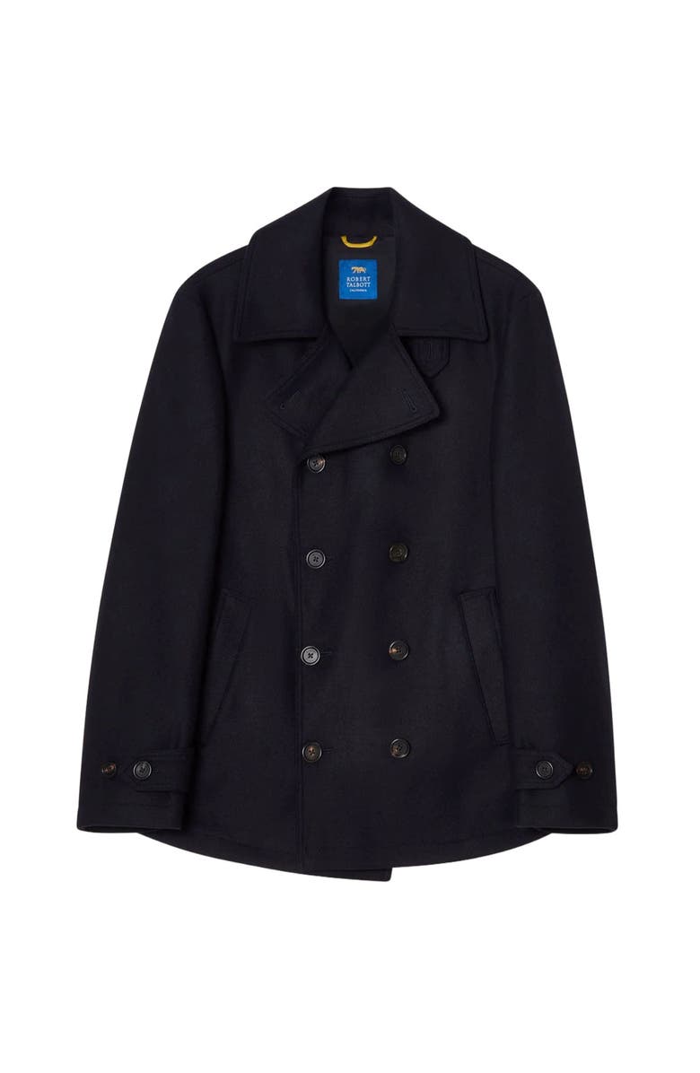 Robert Talbott Curtis Peacoat, Alternate, color, Navy