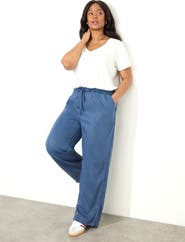 Live Unlimited Drawstring Wide Leg Pants