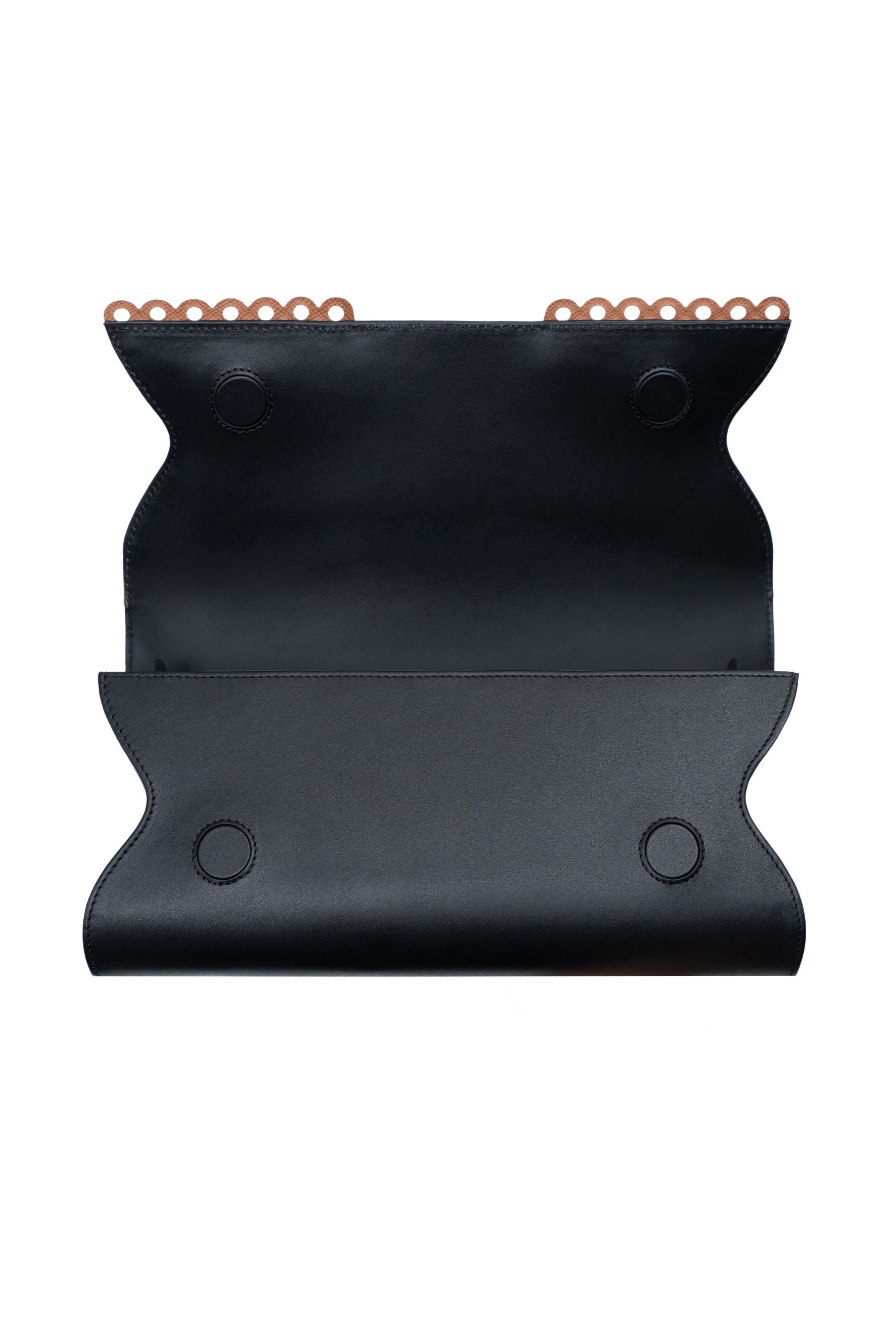 PERRIN PARIS Le Corset Perforé Clutch, Alternate, color, Caramel/Black
