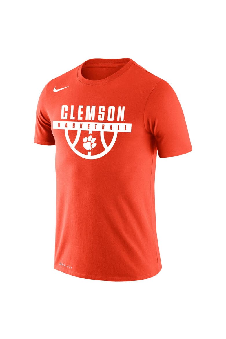 Men's Nike Orange Clemson Tigers Basketball Drop Legend Performance T-Shirt, Alternate, color, Orange