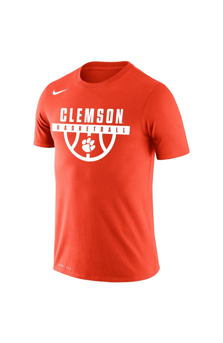 Nike Men's Nike Orange Clemson Tigers Basketball Drop Legend Performance T-Shirt, Alternate, color, 