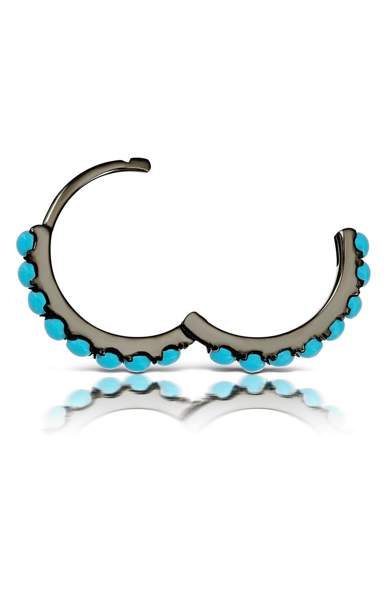 MARIA TASH Turquoise Eternity Clicker Earring, Alternate, color,