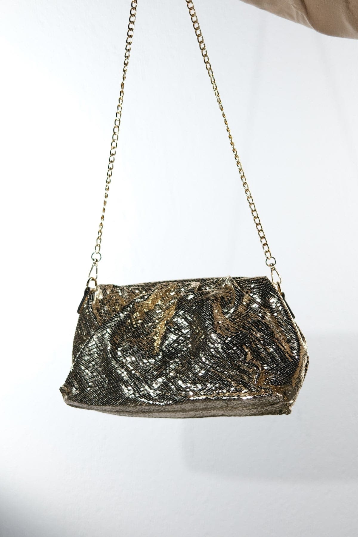 Prologue Shoes Uvera Fashion Handbag, Alternate, color, Gold