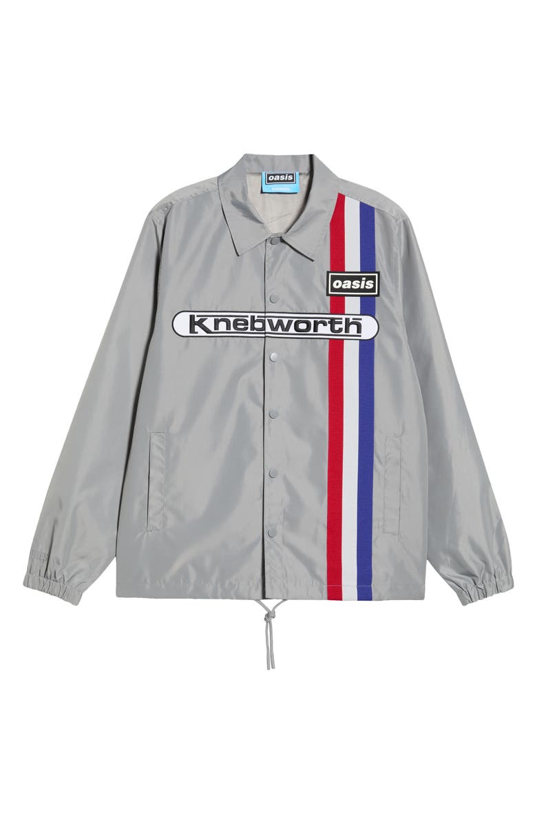 PLEASURES Supersonic Shirt Jacket, Alternate, color, Steel