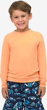 BloqUV Kid's Long Sleeve Crew Neck Top for Sun and UV Protection