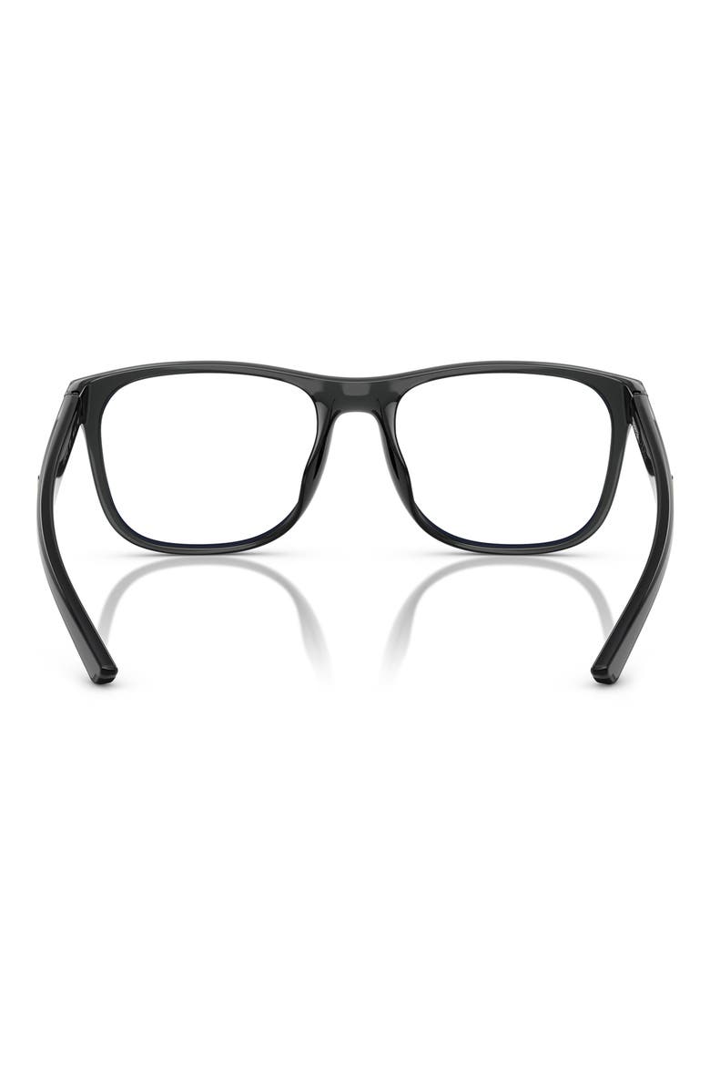 56mm Square Optical Glasses, Alternate, color, TRANSPARENT GREY
