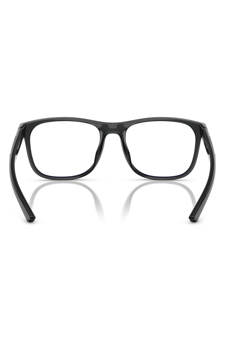 Scuderia Ferrari 56mm Square Optical Glasses, Alternate, color, Transparent Grey