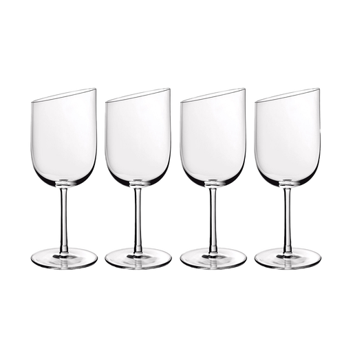 Villeroy & Boch Newmoon White Wine Set Of 4 In Clear