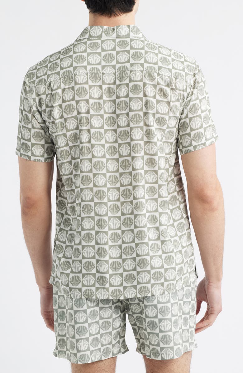 Boardies Seashell Print Camp Shirt, Alternate, color,