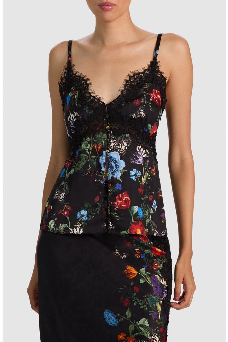 Melodie Lace Trim Camisole, Main, color, MOONLIT MANOR SM