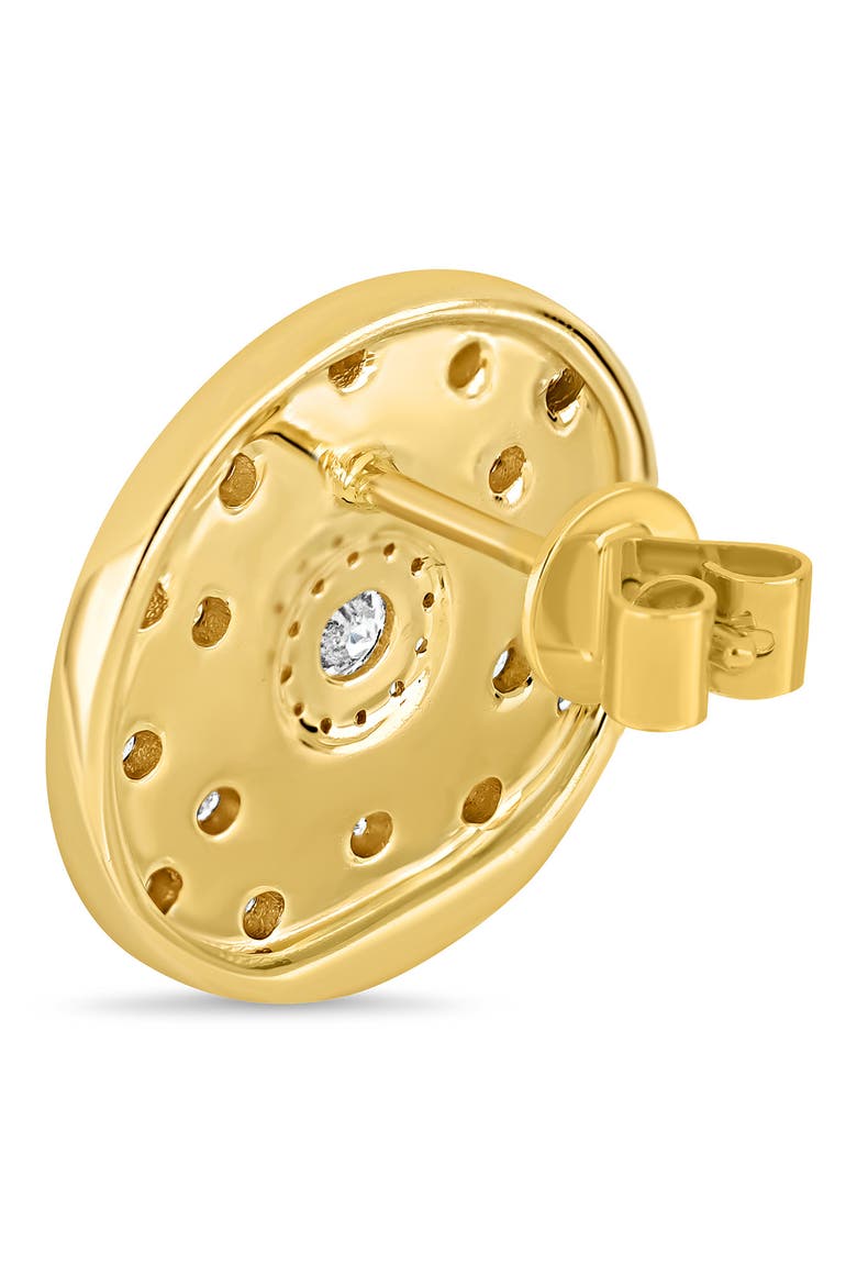 18K Gold Cleo Natural Diamond Fluted Stud Earrings (Online Trunk Show), Alternate, color, 18K YELLOW GOLD