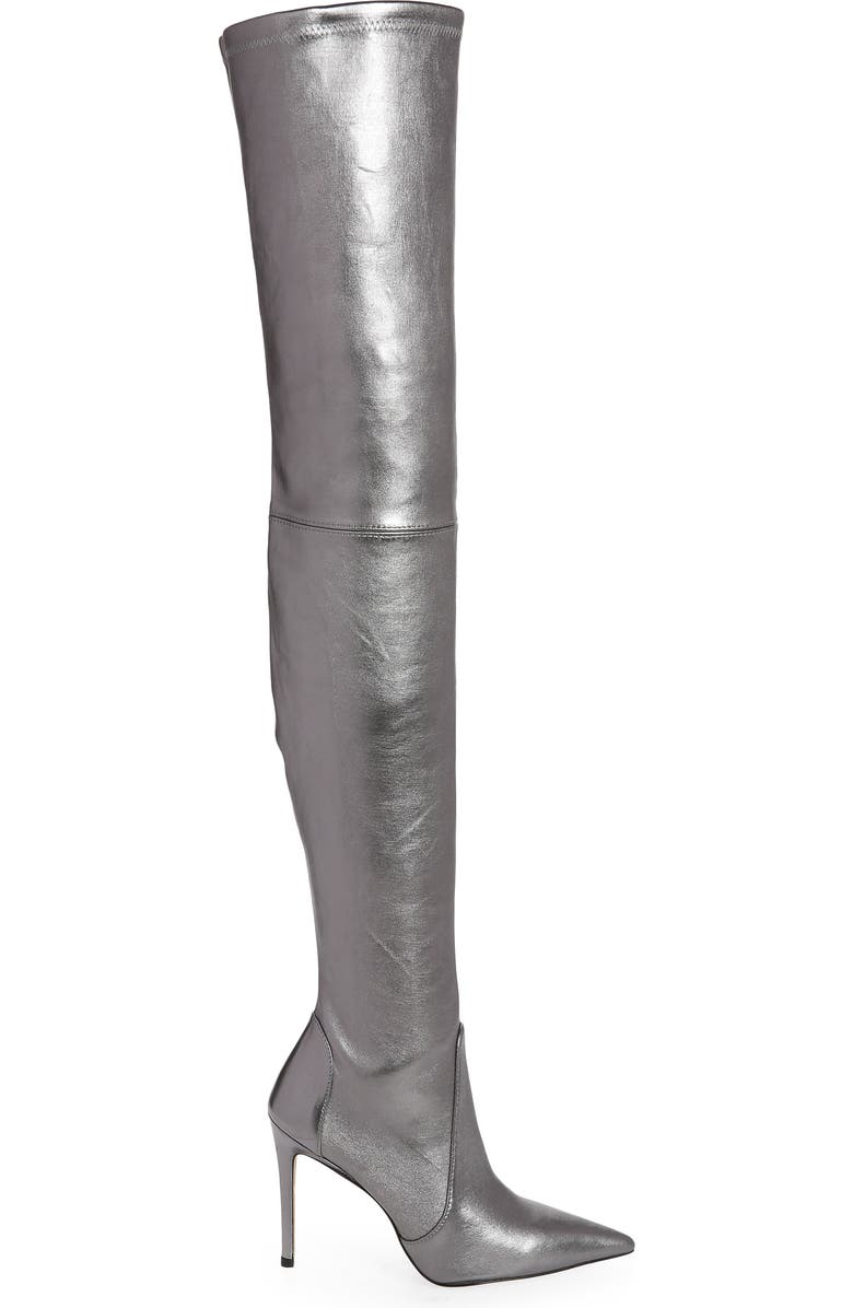 Stuart Weitzman Ultrastuart 100 Stretch Pointed Toe Over the Knee Boot, Alternate, color,