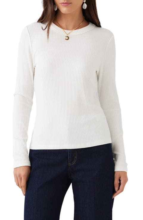 Ribbed Long Sleeve Top