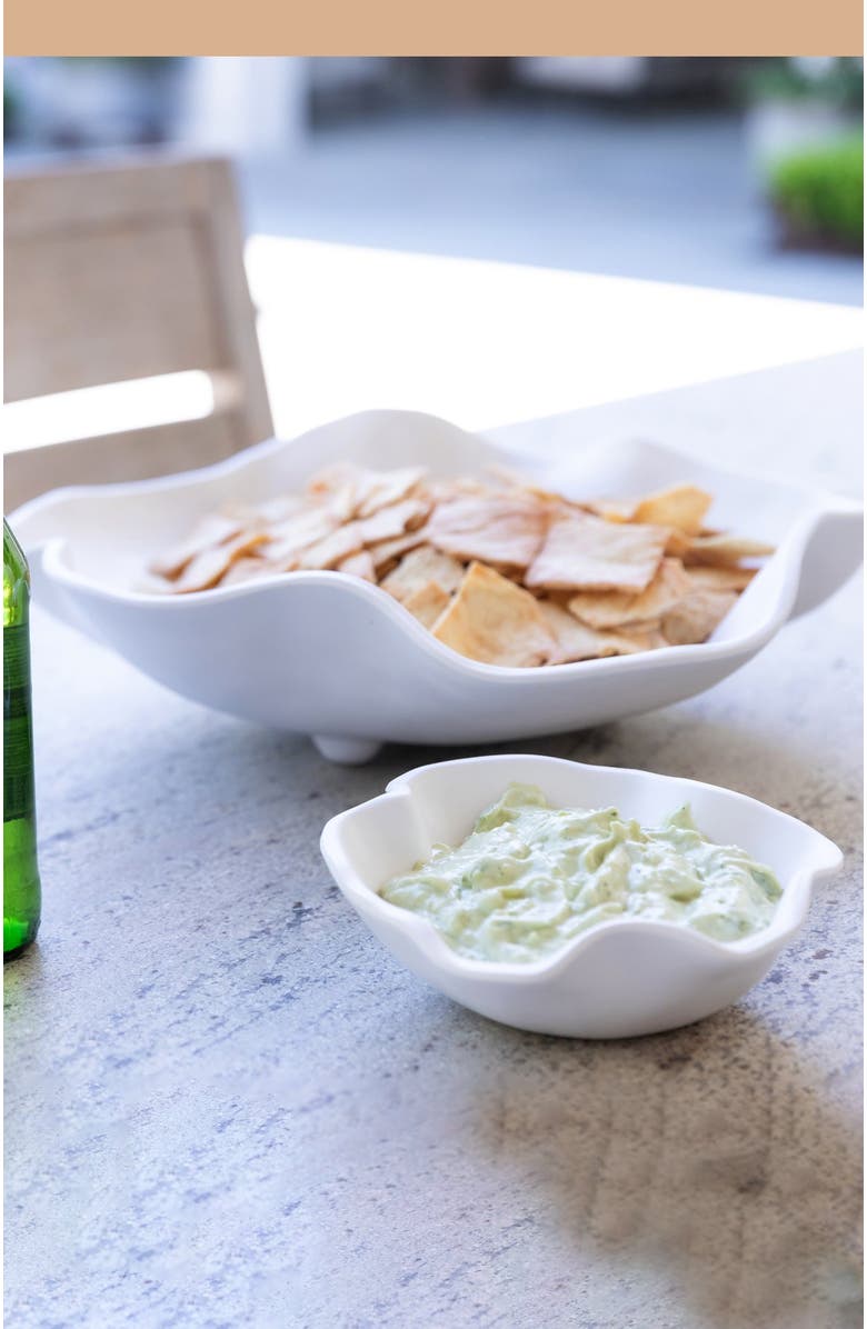 BEATRIZ BALL Collection VIDA Nube Bowl with Dip, Alternate, color, White