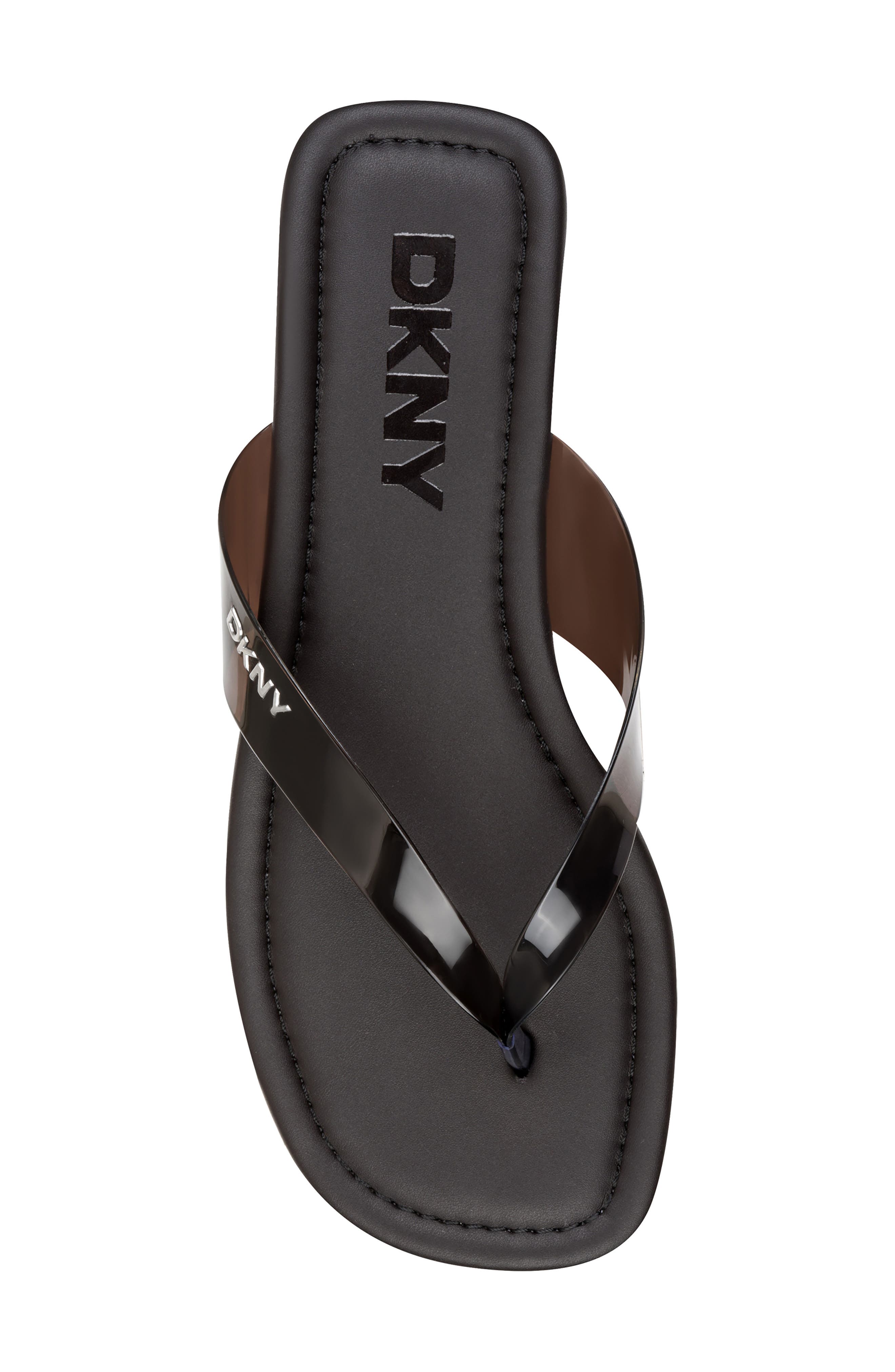 DKNY Hampton Flip Flop, Alternate, color, Brown