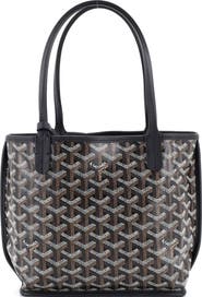 Pre-Owned Goyard Anjou Reversible Tote Coated Canvas Mini